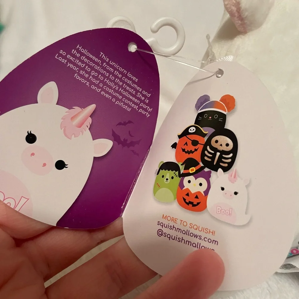 NWT Squishmallow Zoeyana the Ghost Unicorn Halloween - Picture 3 of 4